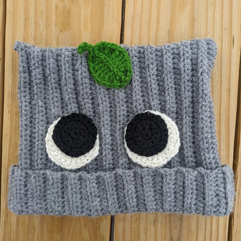 Handmade Totoro Crocheted Beanie